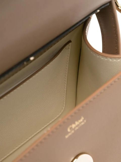 Chloé small Penelope leather tote bag - Brown