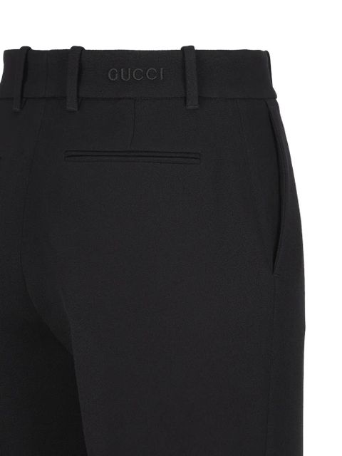 Gucci turn-up hem trousers - Black