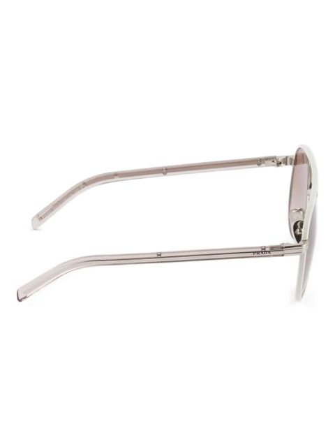 Prada Eyewear aviator-frame sunglasses - White