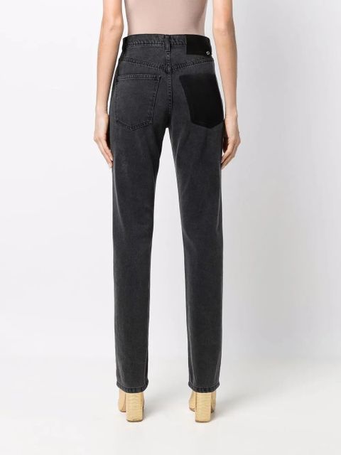 Rabanne straight-leg trousers - Grey