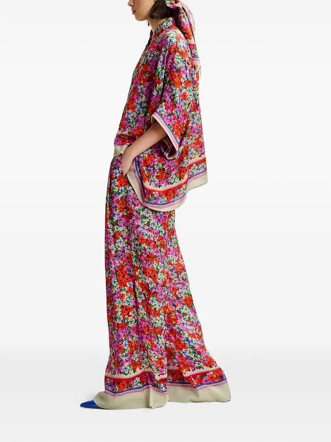 Essentiel Antwerp Jirt floral shirt - Red