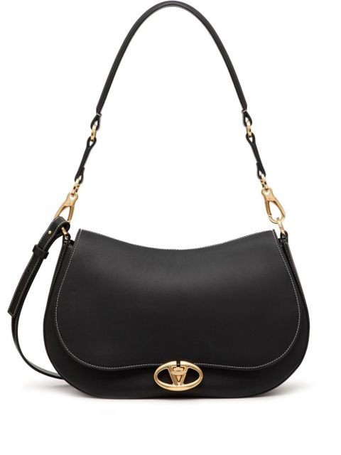 Valentino Garavani medium Ohval leather shoulder bag - Black - zdjęcie produktu nr 1