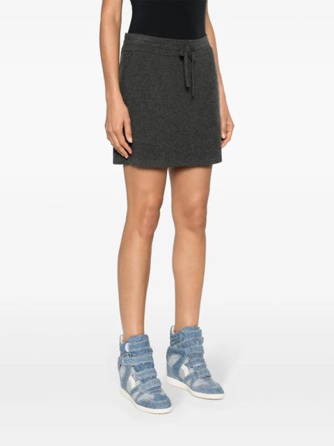 MARANT ÉTOILE Amaline knitted mini skirt - Grey