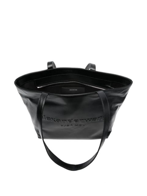 Alexander Wang embossed shoulder bag - Black
