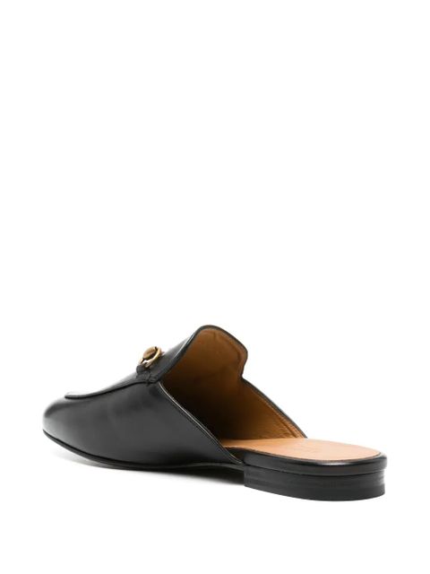Gucci Princetown Horsebit-detail leather mules - Black