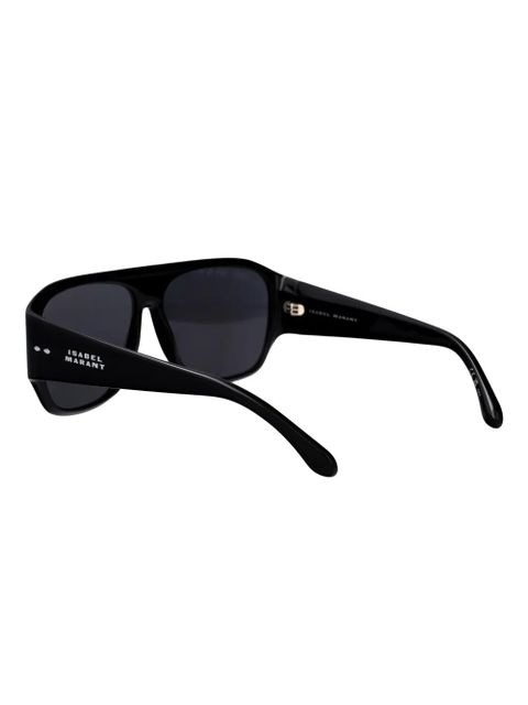 Isabel Marant Eyewear oval-frame sunglasses - Black