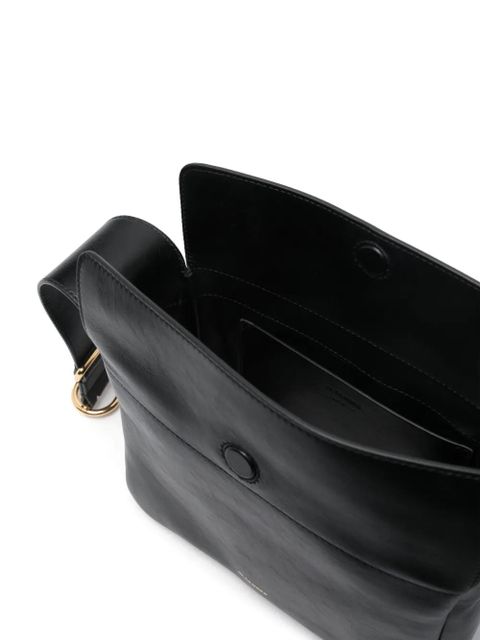 Jil Sander leather crossbody bag - Black