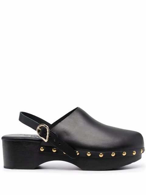 Ancient Greek Sandals Classic Closed 70mm studded clogs - Black - zdjęcie produktu nr 1