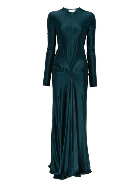 Victoria Beckham Cut-Out long-sleeve maxi dress - Blue - zdjęcie produktu nr 1