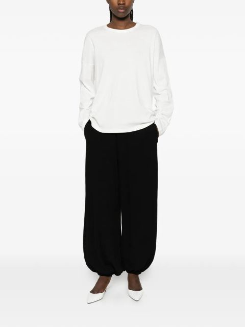 The Row Fiamma elasticated trousers - Black