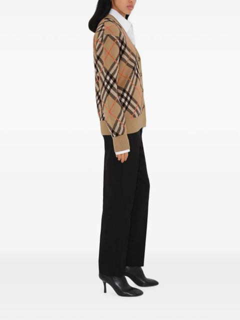Burberry checked cardigan - Brown - zdjęcie produktu nr 2