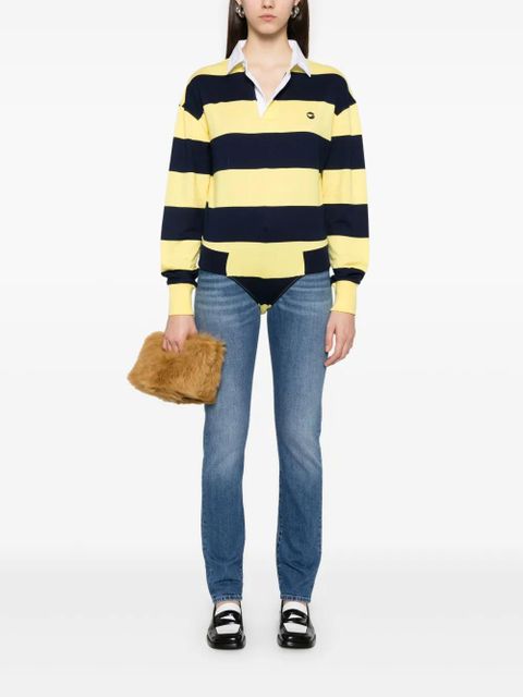 Coperni striped polo bodysuit - Yellow - zdjęcie produktu nr 2