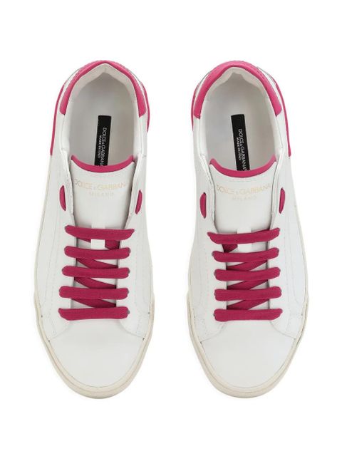 Dolce & Gabbana Portofino low-top sneakers - White