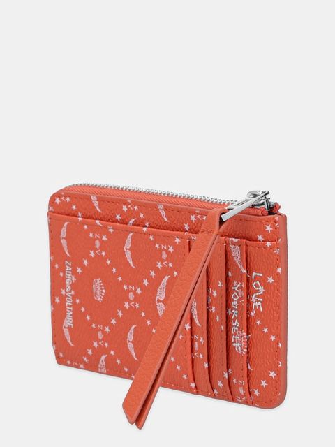 ZADIG&VOLTAIRE portfel damski kolor pomarańczowy LWSG03642 - zdjęcie produktu nr 2