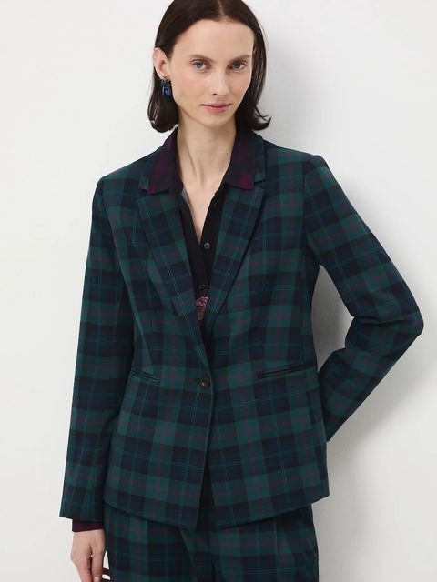 Medicine marynarka damska kolor multicolor jednorzędowa wzorzysta - zdjęcie produktu nr 1