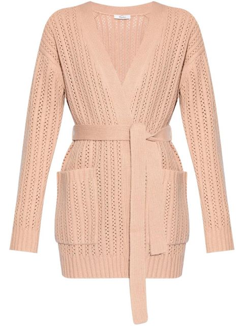 Max Mara perforated-knit cardigan - Neutrals - zdjęcie produktu nr 1