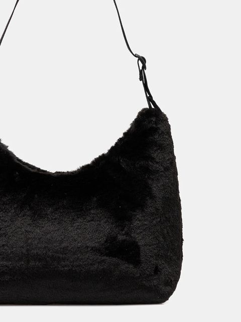 Puma torebka Up Faux Fur kolor czarny 91869 - zdjęcie produktu nr 2