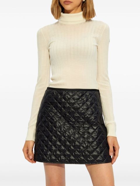 Moncler roll-neck wool-cashmere sweater - Neutrals