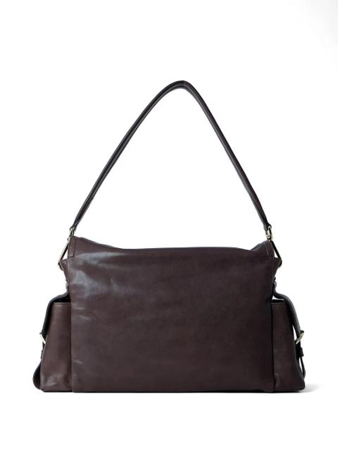 Prada Explore leather shoulder bag - Brown - zdjęcie produktu nr 2