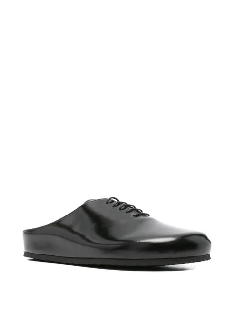 Jacquemus lace-up flat mules - 990 BLACK - zdjęcie produktu nr 2