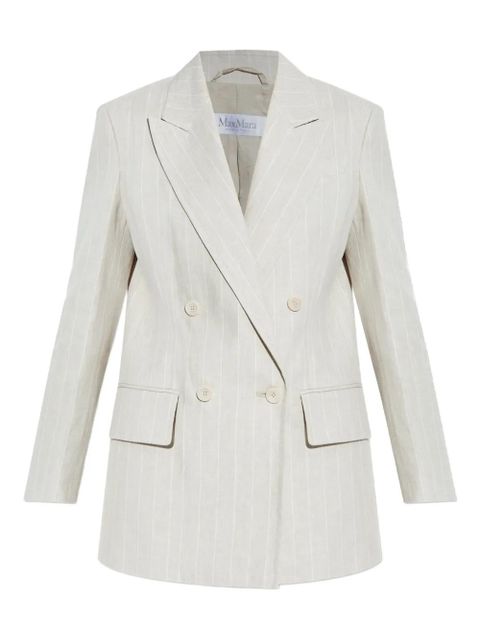 Max Mara Gerla pinstripe double-breasted blazer - Neutrals - zdjęcie produktu nr 1