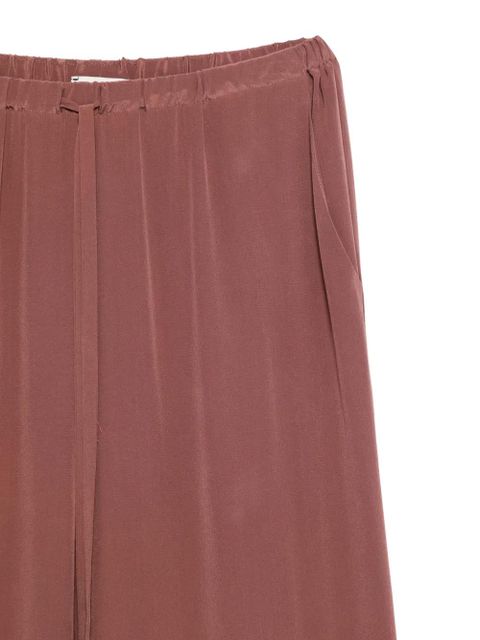Alysi drawstring trousers - Brown