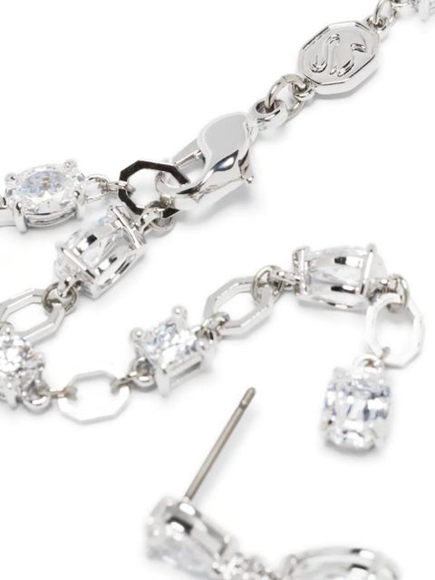 Swarovski Mesmera crystal-embellished set - White