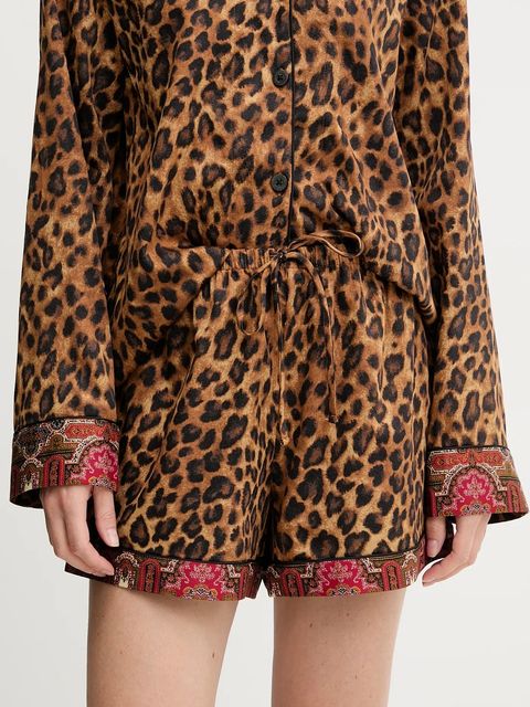 Lauren Ralph Lauren piżama damska kolor brązowy ILN12460