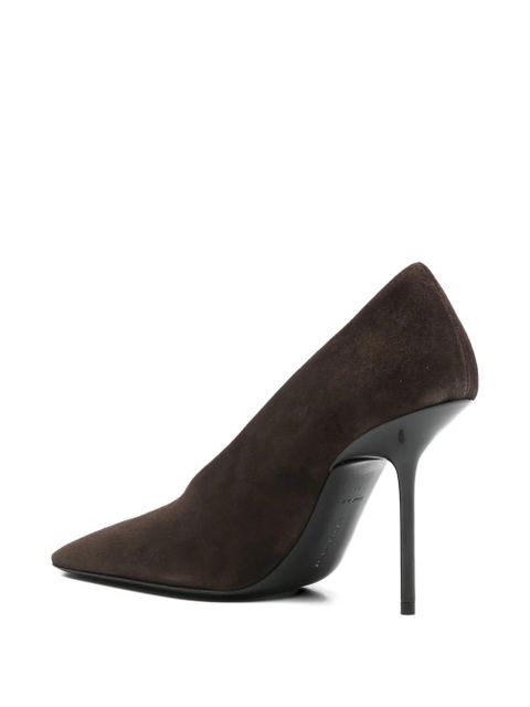 Victoria Beckham 100mm suede pumps - Brown
