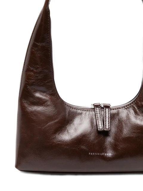 Marge Sherwood crinkle shoulder bag - Brown