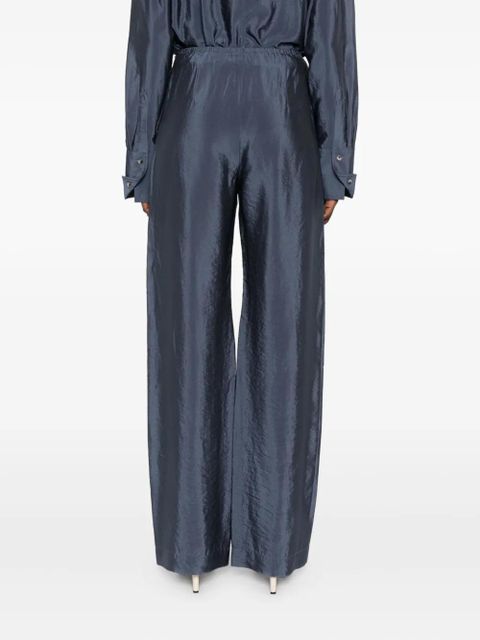 Nanushka elastic-waist trousers - Blue