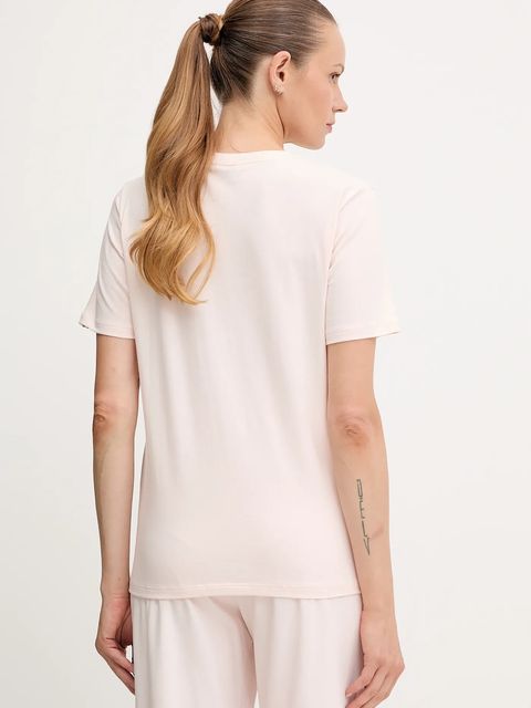 BOSS t-shirt damski kolor różowy
