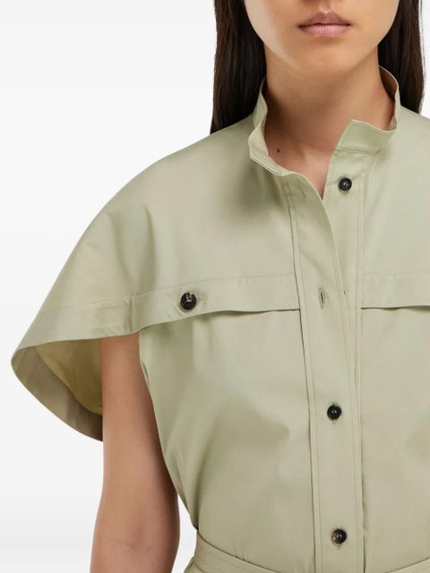 Ferragamo belted shirt dress - Green