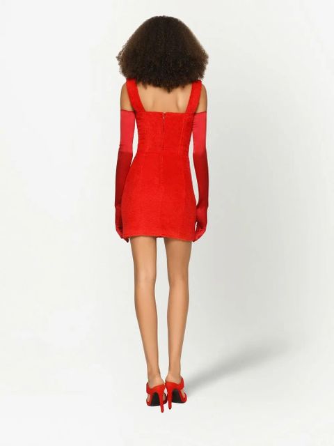 Dolce & Gabbana KIM DOLCE&GABBANA terrycloth minidress - Red