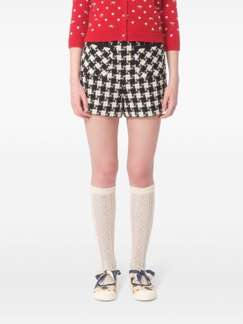 Valentino Garavani Damier Light tweed shorts - Neutrals - zdjęcie produktu nr 2