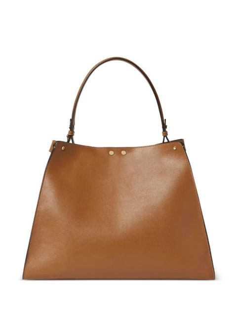 FENDI medium Way leather tote bag - Brown - zdjęcie produktu nr 2