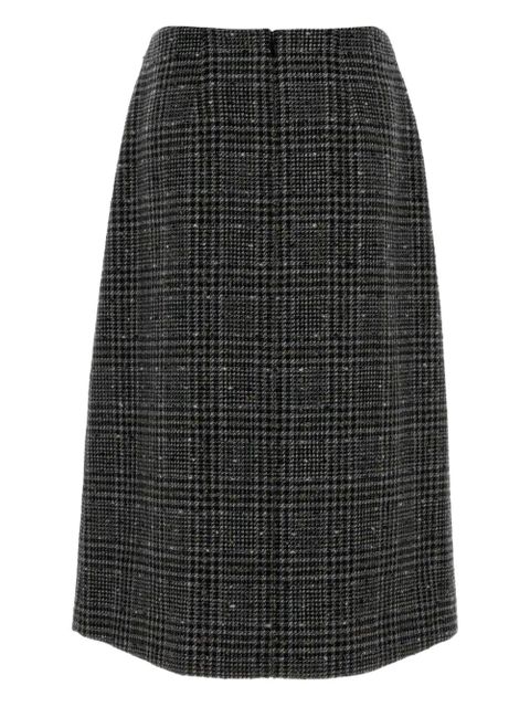 FENDI check-pattern midi skirt - Grey - zdjęcie produktu nr 2
