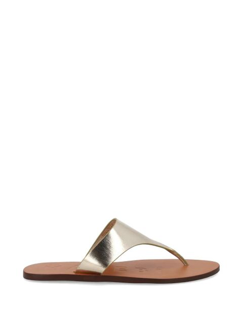 Manebi metallic-effect flip-flops - Gold - zdjęcie produktu nr 1