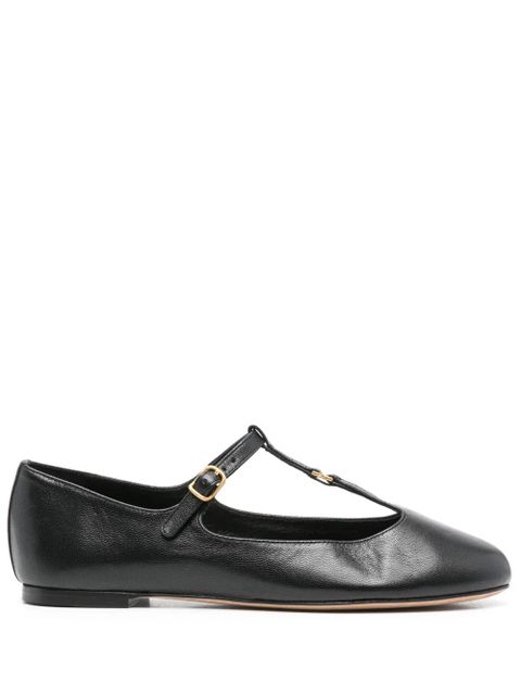Chloé Marcie leather ballerina shoes - Black - zdjęcie produktu nr 1