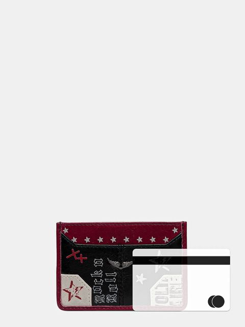 ZADIG&VOLTAIRE etui na karty skórzane kolor czarny LWSG03718 - zdjęcie produktu nr 2