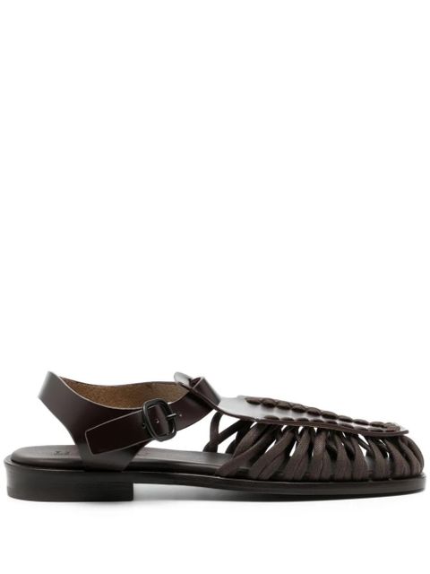 Hereu Alaro caged leather sandals - Brown - zdjęcie produktu nr 1
