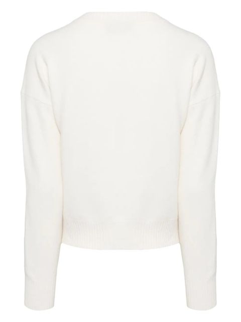 Yves Salomon crew-neck wool jumper - White - zdjęcie produktu nr 2