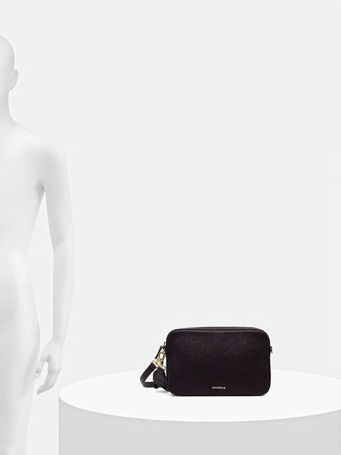 Coccinelle torebka skórzana TEBE kolor fioletowy E5.MN5.52.01.01