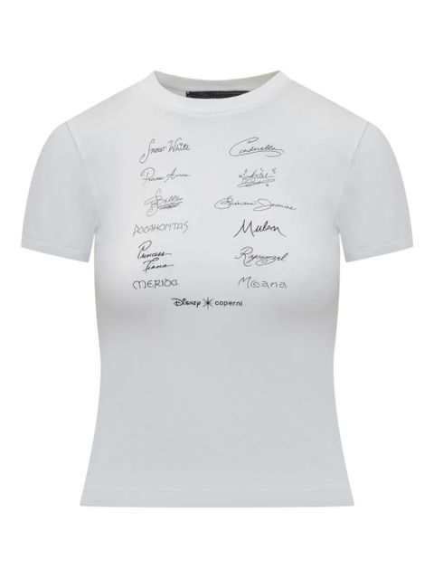Coperni x Disney Signatures T-shirt - White - zdjęcie produktu nr 1