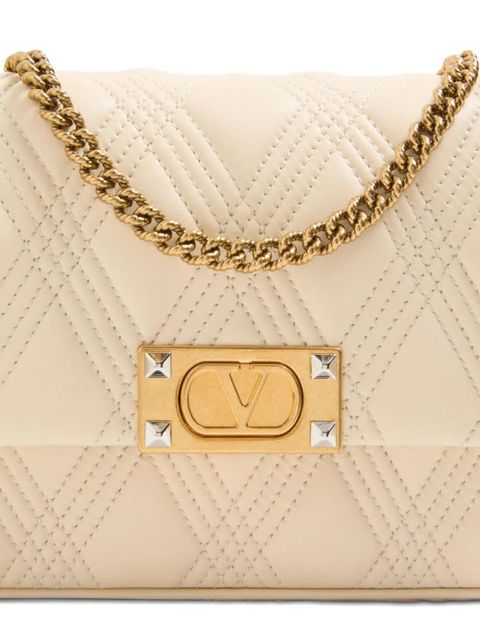 Valentino Garavani medium Quiltie 67 shoulder bag - Neutrals