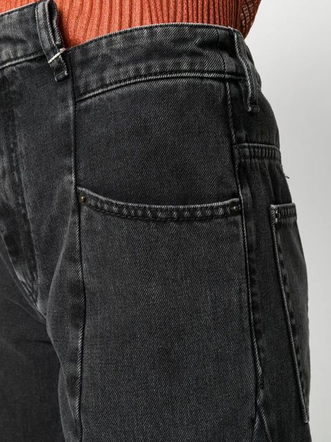 Maison Margiela Décortiqué wide-leg jeans - Black