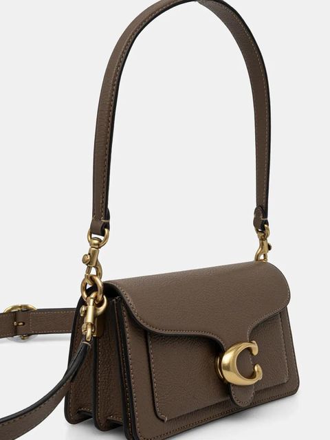 Coach torebka skórzana Tabby kolor beżowy CY201 - zdjęcie produktu nr 2