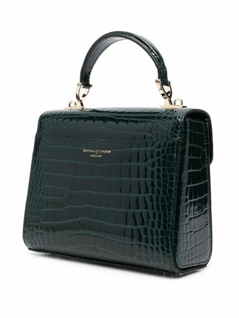 Aspinal Of London Midi Mayfair top-handle bag - Green