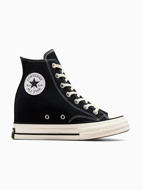 Converse trampki Chuck 70 Wedge damskie kolor czarny A12563C