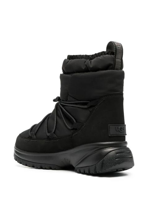 UGG drawstring-fastening snow boots - Black